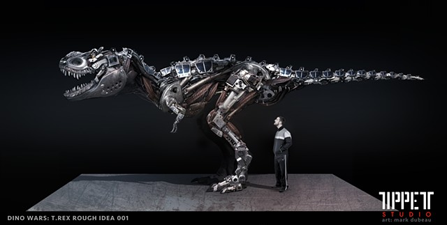 DinoWars Trex Endoskeleton