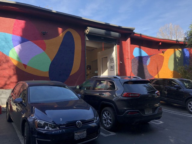 mural at 8730 Santa Monica Blvd, West Hollywood CA