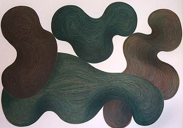 organic abstraction by los angeles artist gary paller