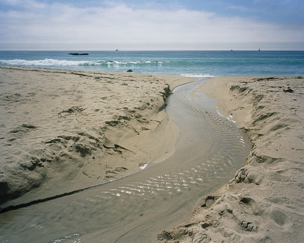 Mouth of Lower Dowd Creek, Garapatta State Beach, Monterey County, 2005