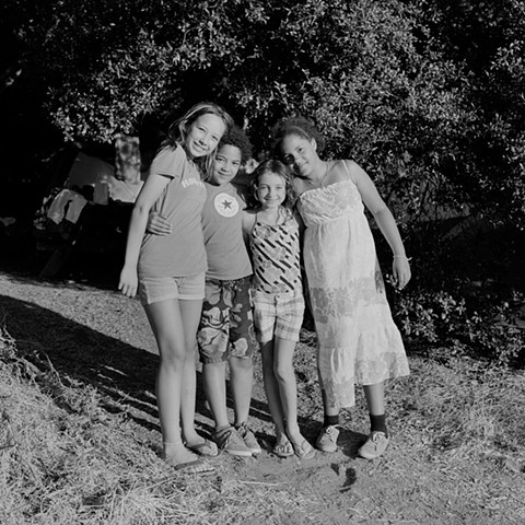 Cousins, - Jana, Kadiatou, Emma and Miriam, Malibu Creek, 2012