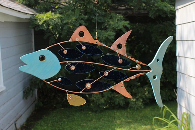 Hanging Tuna Sculpture 