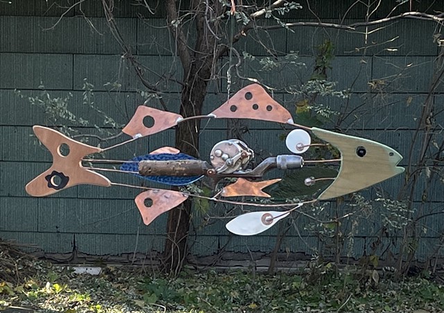 Fishing Reel Sculpture 