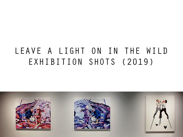 Leave A Light On In The Wild exhibition shots