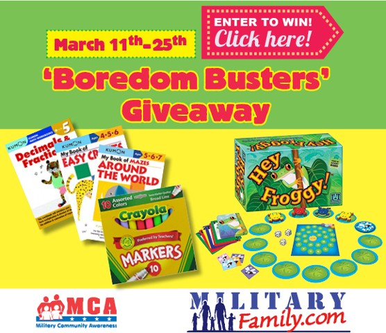 'Boredom Busters' Giveaway