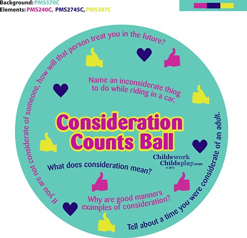 Consideration Counts Ball - Front