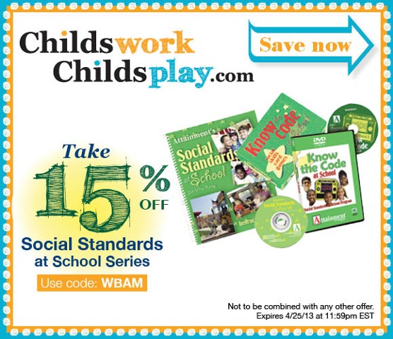 Childswork/Childsplay E-mail Blast