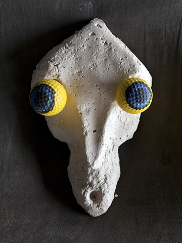 Planet X (detail, Skull with Yellow Eyes)
2015