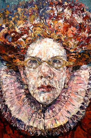 Gilded Age II: A Satirical Self-Portrait (Sold)
