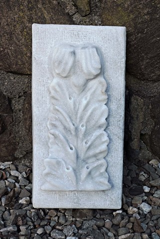 marble, acanthus, relief, carving, stone, Judith Kepner Rose