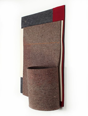 industrial felt soft sculpture by Yvette Kaiser Smith