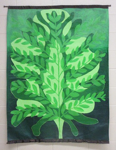 Rose Center Chicago, Il., Paintings plants, Special need adults art, Individual adults art