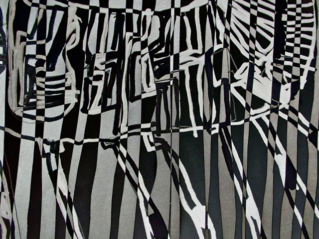 Zebra, Op Art, Abstract art, Hard Edge Art, Digital photography, color photography, Computer art, Computer art based off digital altered photographs