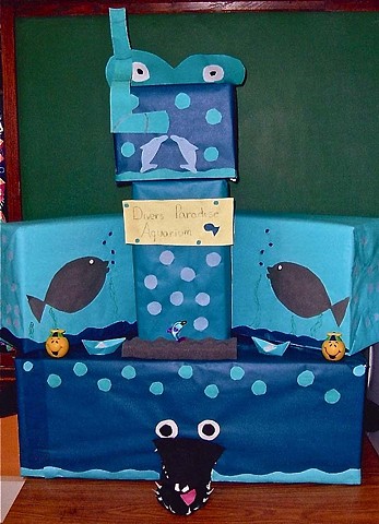 5th grade students' Aquarium model exterior