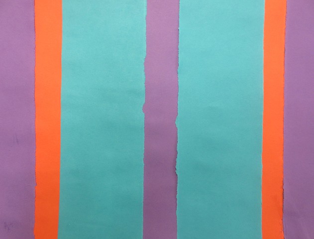 6th grade Chicago Public School students symmetrical designs for carpet using only stripes