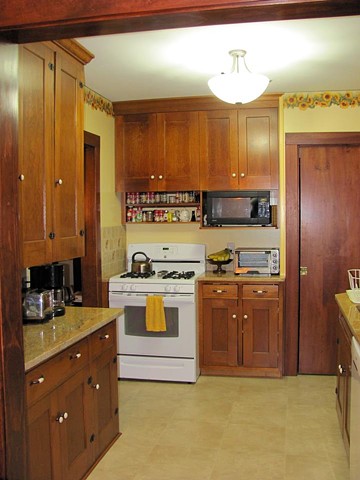 re-used cabinetry