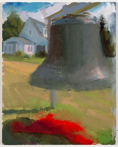 Absconded Lighthouse Bell in Front of Margaret's House