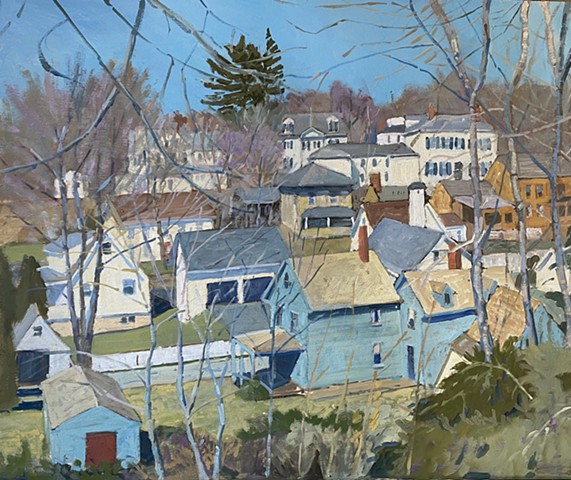 Early Spring, Wiscasset  SOLD