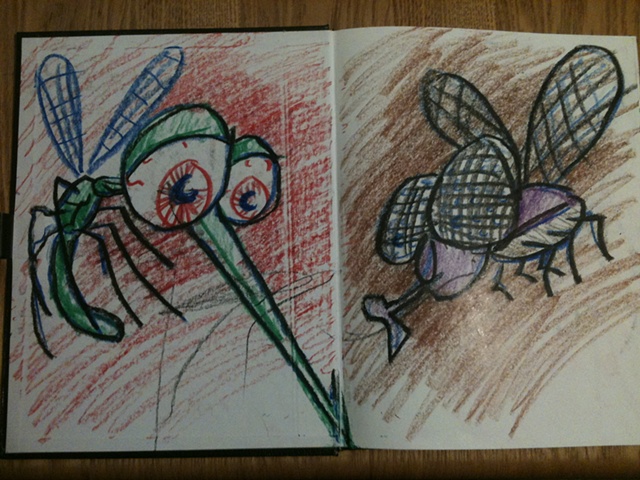Mosquito and Fly