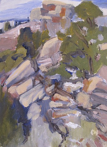 Brush Creek series - violet rocks