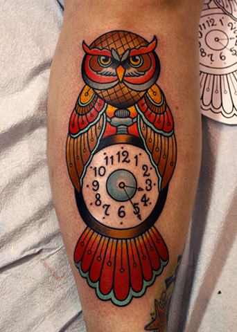 owl tattoo by dave wah at stay humble tattoo company in baltimore maryland