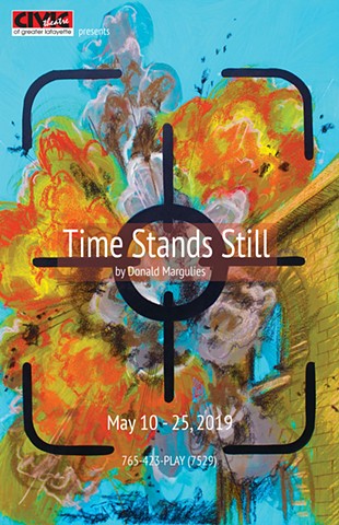 "Time Stands Still" poster design