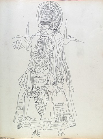 Cat. #1833, Kathakali Dance, 1978