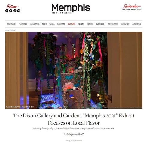 The Dixon Gallery and Gardens “Memphis 2021” Exhibit Focuses on Local Flavor