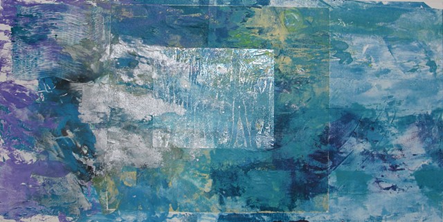 Birches - Reflections
Monoprint
12" x 24"
