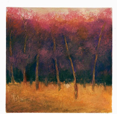Autumn Trees
Oil Pastel on Paper
15'' x 15''