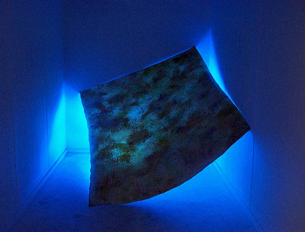 julie hylands light installation painting abstract float