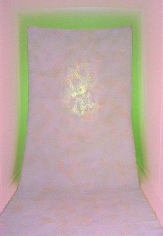 julie hylands light installation abstract painting