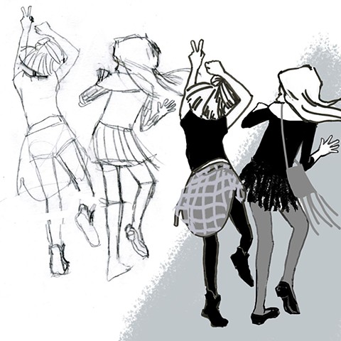 GIRLS DANCING