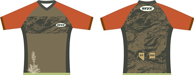 Mountain Bike Jersey design for BTI, Santa Fe, NM