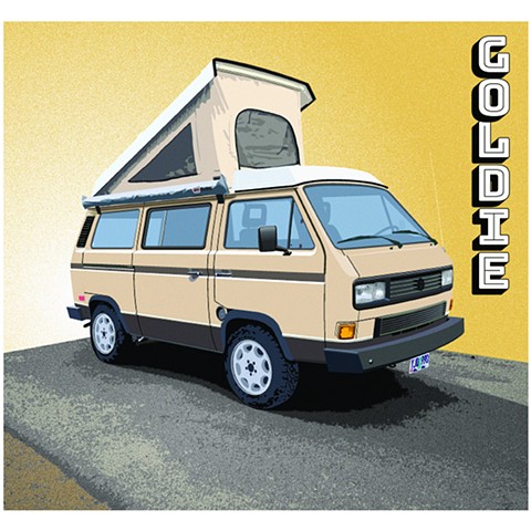 VW Westfalia "Goldie" - commission 