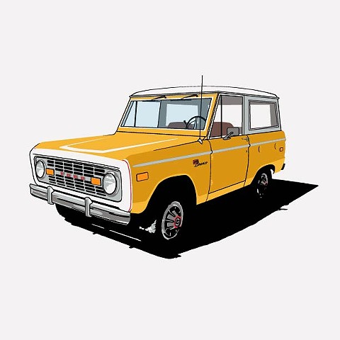 Ford Bronco Illustration