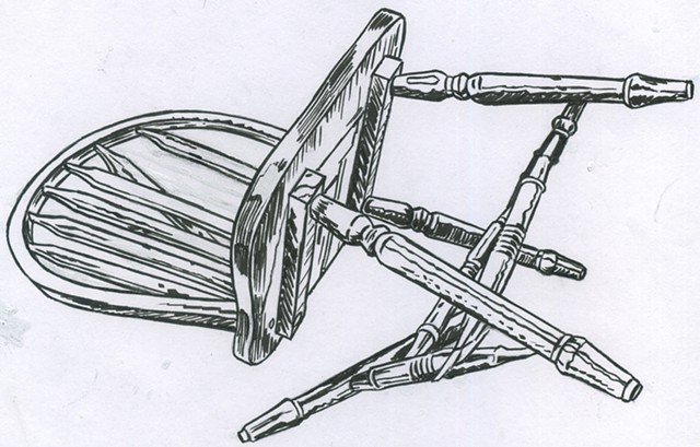Broken chair (study)