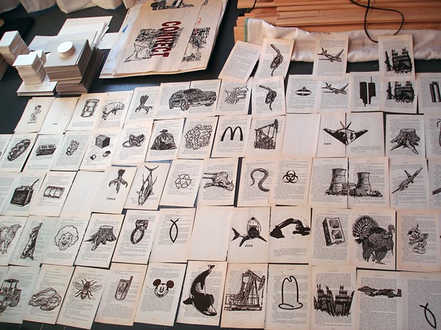 Ishmael, printed pages in progress