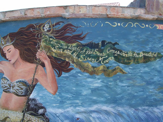 Coastal Mural in progress 4 da