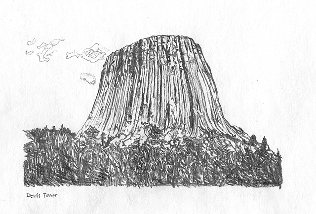 The Devil's Tower, WY.