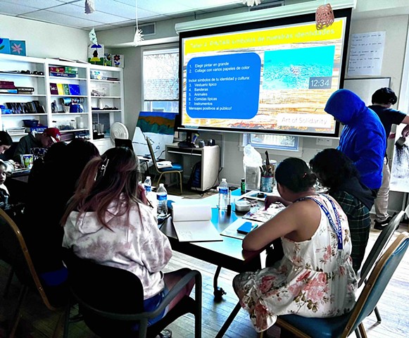 Whole class participation in their own stations