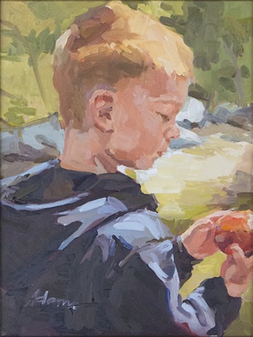 The Boy and the Apple