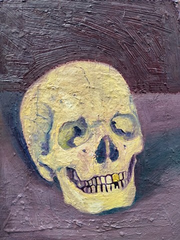 Skull With Gold Tooth