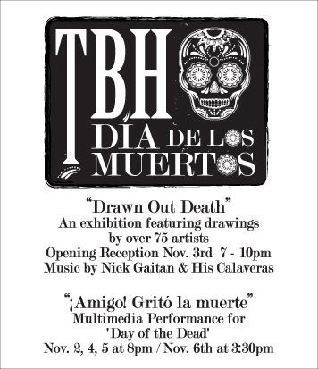 Drawn Out Death, International Exhibition, Talento Bilingue de Houston, Texas. 
Curated by Angel Quesada and Rolando. Reyna 
October-November 