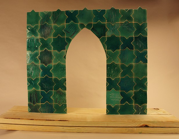 Ceramics, Khayyam, Arch, Tile, Persian