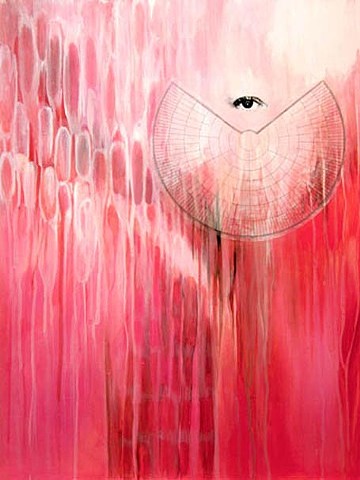 river of Consciousness, consciousness, Mapping, Flow, Pink, painting, eye, chart, wings