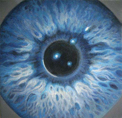 eye, painting, blur, cosmos, flower, Iris, circle, orb. portrait