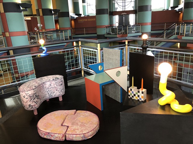 Installation View in Duncan Hall at Rice University