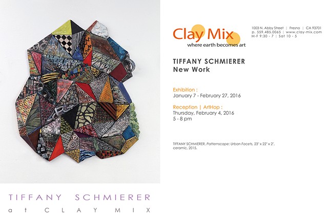 The Clay Mix Gallery
Tiffany Schmierer: New Work
