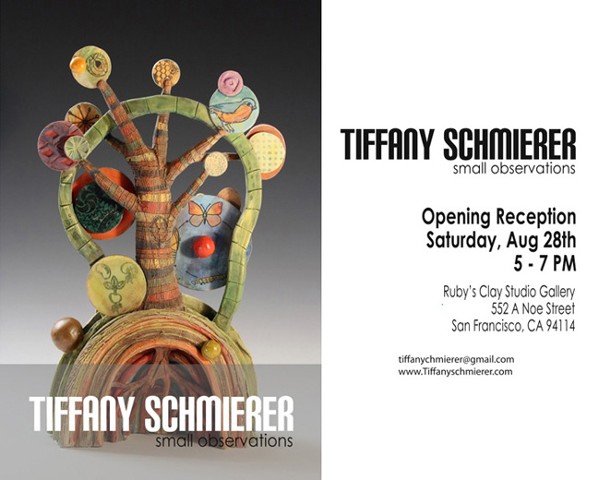 Tiffany Schmierer: Small Observations
Ruby Clay Studio Gallery